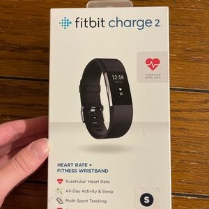 Fit Bit Charge 2 BRAND NEW Black Band Small